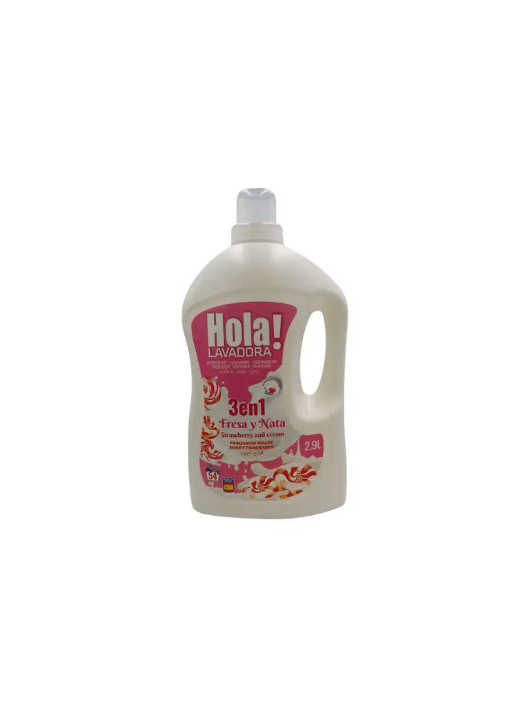 Detergente 3 en 1 fresa y nata 