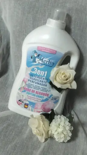 Detergente 3 en 1 algodón y talco